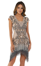 1 of 4 Lara 29609 Dress Blush