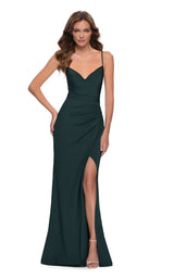 1 of 5 La Femme 29615 Dress Black