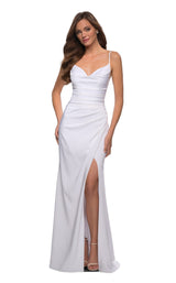3 of 5 La Femme 29615 Dress White