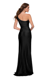 4 of 6 La Femme 29619 Dress Black