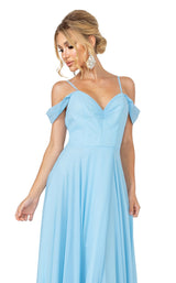 10 of 18 Dancing Queen 2961 Dress Periwinkle-Blue