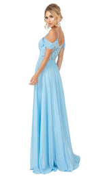 8 of 18 Dancing Queen 2961 Dress Periwinkle-Blue