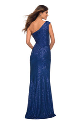 5 of 11 La Femme 29627 Dress Indigo