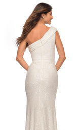 11 of 11 La Femme 29627 Dress White