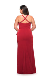 4 of 4 La Femme 29634 Dress Red