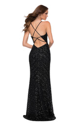 4 of 4 La Femme 29642 Dress Black