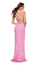 2 of 2 La Femme 29654 Dress Neon-Pink