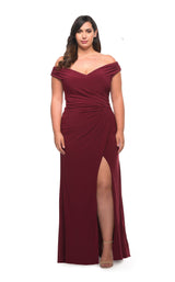 La Femme 29663 Dress Wine