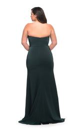 4 of 6 La Femme 29664 Dress Dark-Emerald