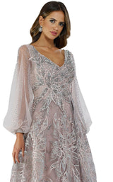 3 of 4 Lara 29667 Dress Pink-Green