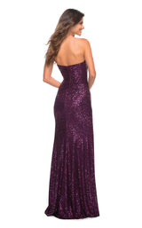 4 of 12 La Femme 29675 Dress Dark-Berry