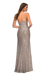 6 of 12 La Femme 29675 Dress Silver