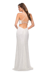 4 of 4 La Femme 29676 Dress White