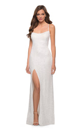 2 of 4 La Femme 29676 Dress White