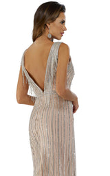 4 of 4 Lara 29680 Dress Nude-Silver