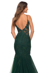 7 of 7 La Femme 29680 Dress Dark-Emerald