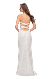 4 of 4 La Femme 29681 Dress White