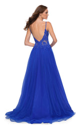 5 of 6 La Femme 29686 Dress Royal-Blue