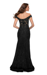 4 of 6 La Femme 29693 Dress Black