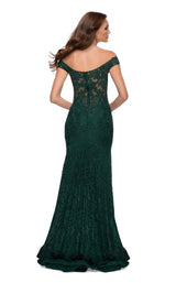 6 of 6 La Femme 29693 Dress Emerald