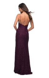 2 of 4 La Femme 29700 Dress Dark-Berry