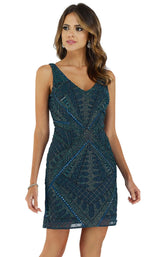1 of 4 Lara 29706 Dress Teal
