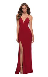 La Femme 29708 Dress Red
