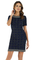 1 of 4 Lara 29717 Dress Navy