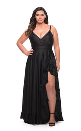 1 of 6 La Femme 29740 Dress Black