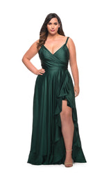 2 of 6 La Femme 29740 Dress Emerald