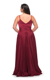 6 of 6 La Femme 29740 Dress Wine