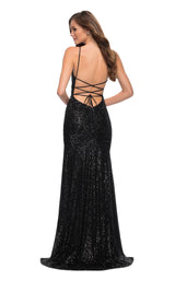 4 of 5 La Femme 29741 Dress Black