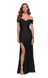 1 of 5 La Femme 29781 Dress Black