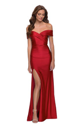 2 of 5 La Femme 29781 Dress Red
