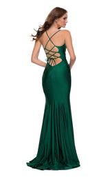 5 of 5 La Femme 29785 Dress Emerald