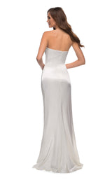 7 of 7 La Femme 29807 Dress White