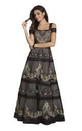 1 of 4 Lara 29874 Black/Gold