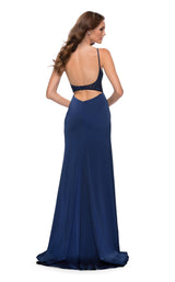 2 of 2 La Femme 29888 Dress Navy