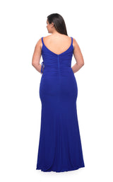 4 of 4 La Femme 29900 Dress Royal-Blue