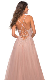 4 of 4 La Femme 29920 Dress Mauve