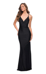 1 of 4 La Femme 29935 Dress Black