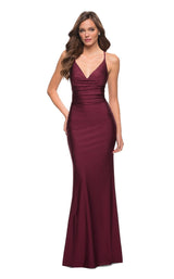2 of 4 La Femme 29935 Dress Dark-Berry