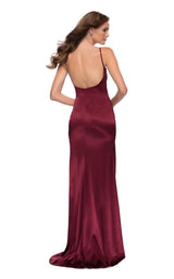 4 of 6 La Femme 29945 Dress Burgundy