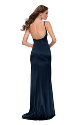 5 of 6 La Femme 29945 Dress Navy