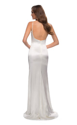 6 of 6 La Femme 29945 Dress White