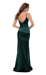 6 of 7 La Femme 29960 Dress Dark-Emerald