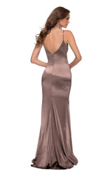 7 of 7 La Femme 29960 Dress Nude