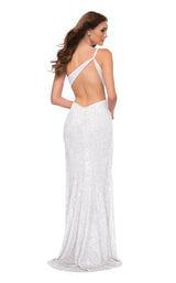 4 of 4 La Femme 29962 Dress White