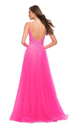 2 of 2 La Femme 29964 Dress Neon-Pink