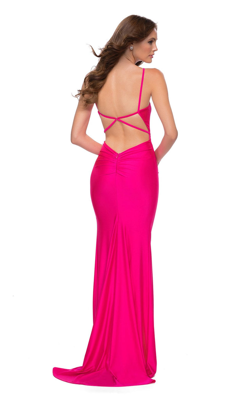 La Femme 29966 Dress Neon-Pink